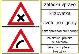 Dopravní značky        magn.karty (40ks)