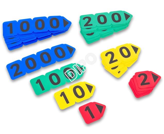Čísla 0-9000 žákovské karty