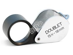 Lupa zavírací aplanatická dublet 15x, pr.14mm